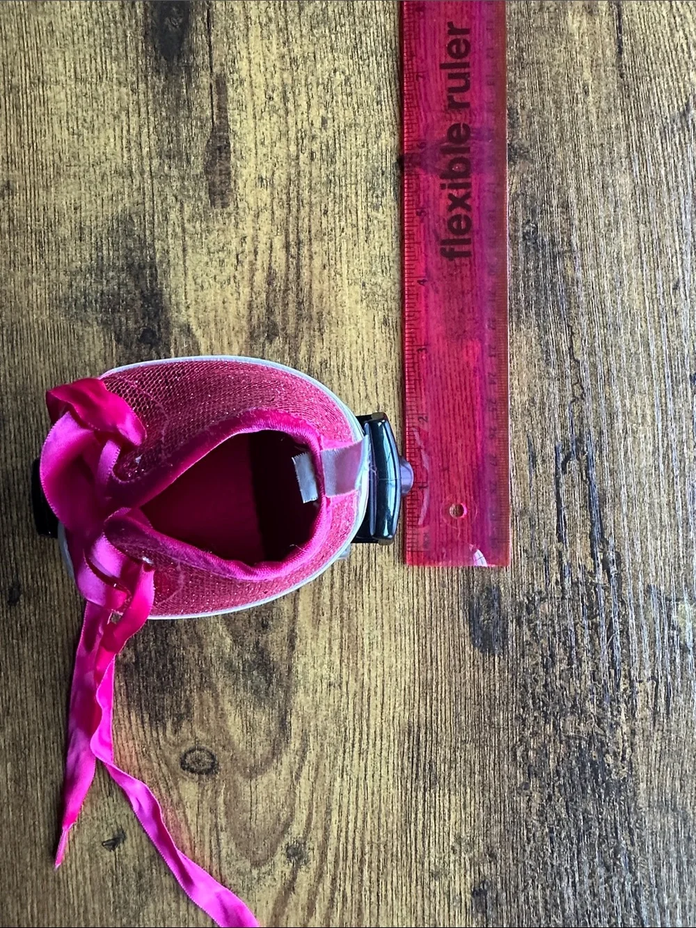Build a Bear Pink Roller Shoes with Ribbon Laces
